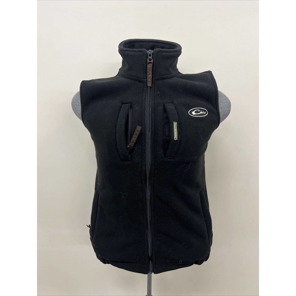 Drake Clothing Co. Waterfowl Vest - Size 14 - Black - Magnattach 🦆🪿Boys Youth